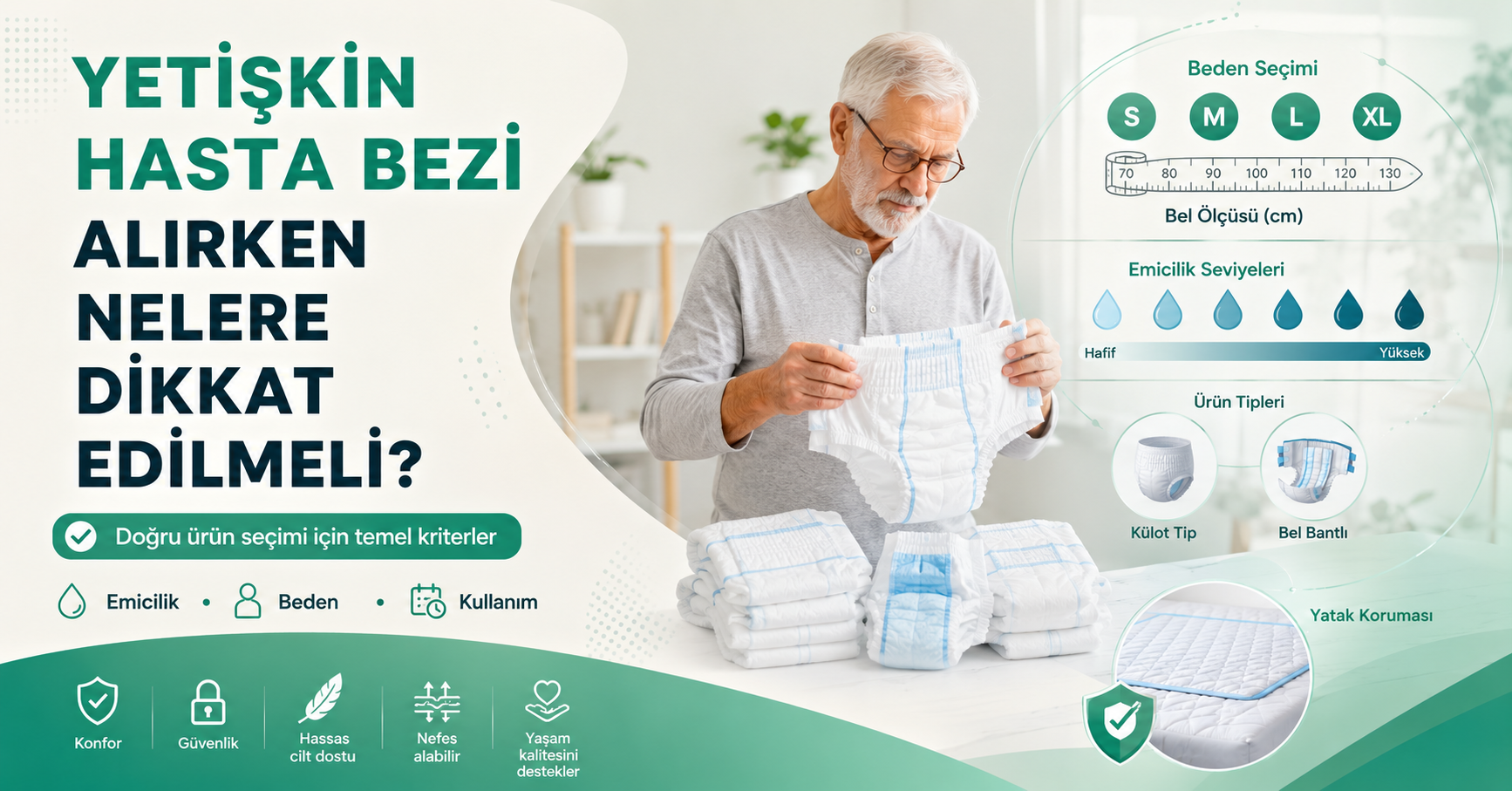 yetişkin hasta bezi seçim rehberi