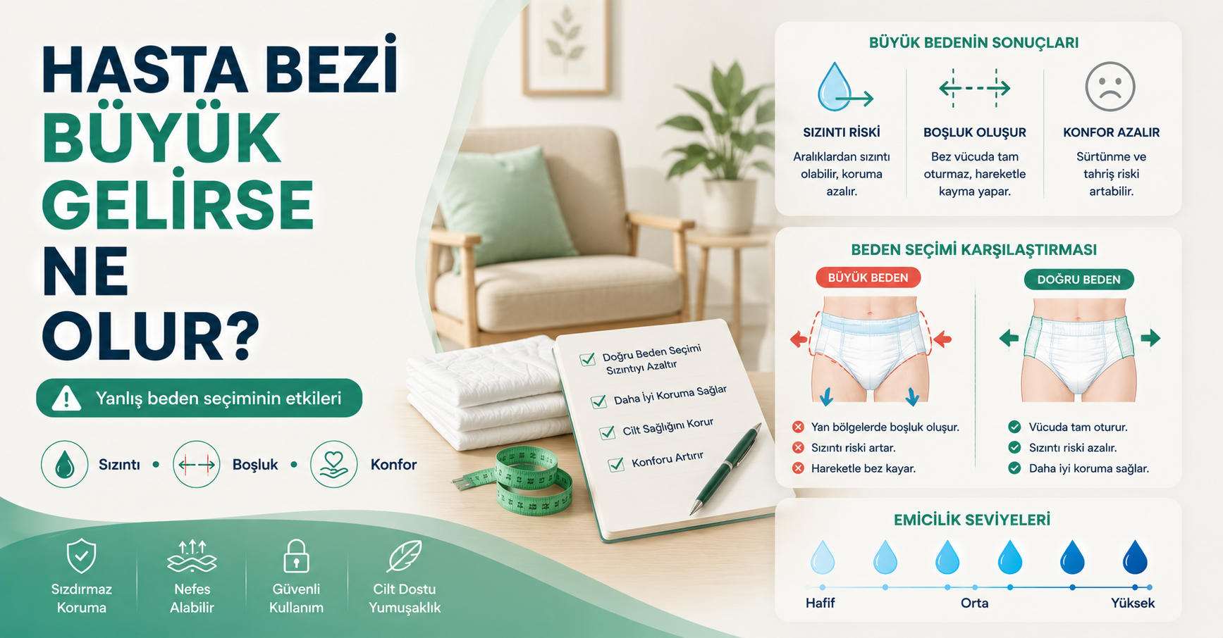 büyük beden hasta bezi sorunları