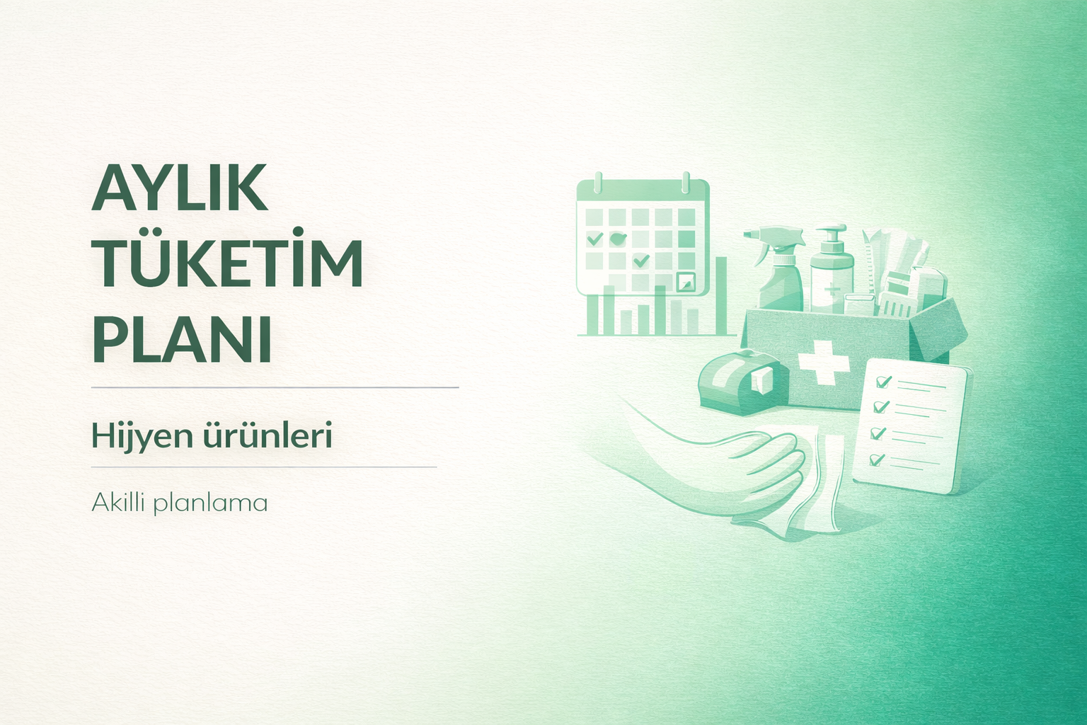 hijyen ürünleri planlama,hasta bezi aylık tüketim,evde bakım planlama,hijyen hesaplama,inkontinans bakım maliyet,hasta bakım ürünleri,bakım organizasyonu