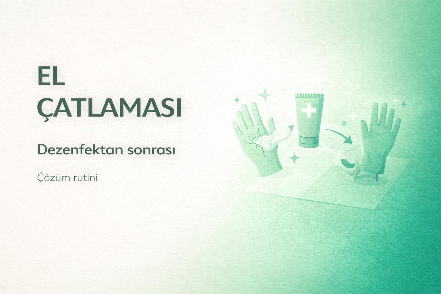 dezenfektan el çatlaması,el kuruluğu,el bakımı,hassas cilt,el kremi kullanımı,cilt koruma,hijyen rutini