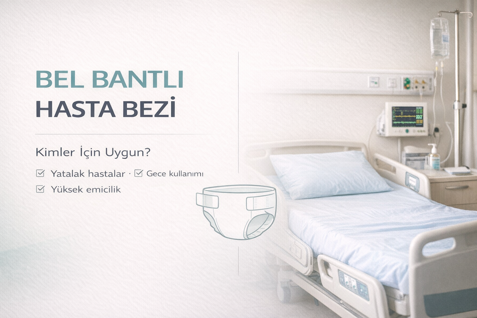 bel bantlı hasta bezi rehberi,yatalak hasta için bez seçimi,gece kullanımı için bel bantlı model,yetişkin yan bantlı bez açıklaması
