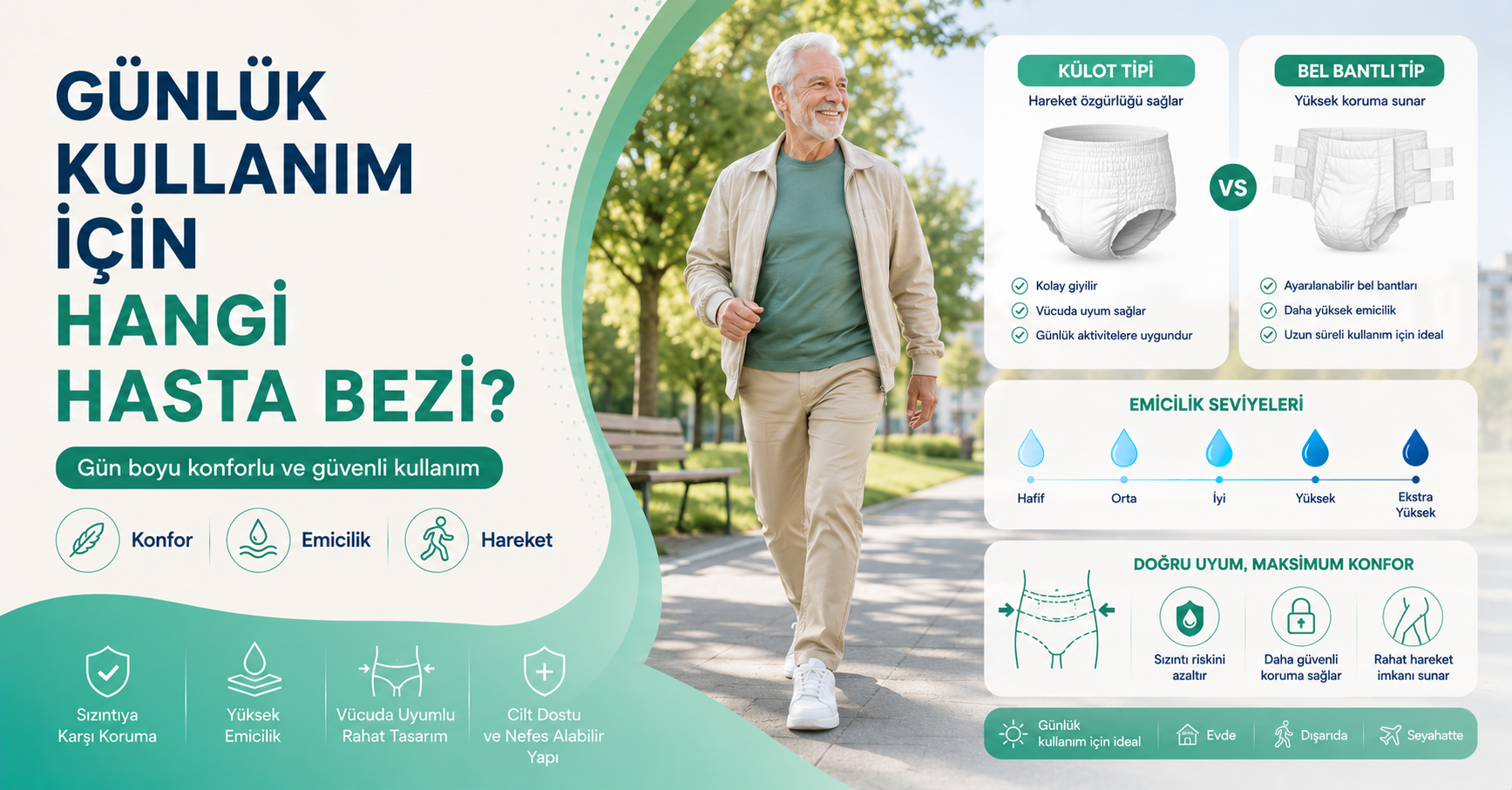 günlük kullanım için hasta bezi rehberi