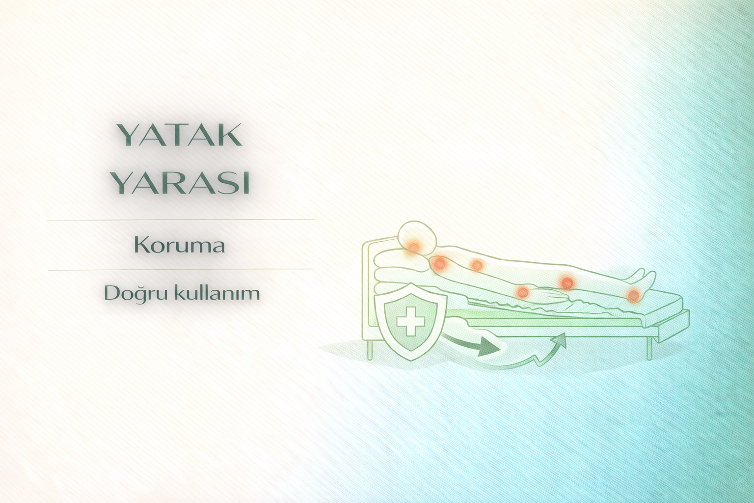 yatak yarası bakım rehberi,bası yarası önleme,inkontinans cilt bakımı,hasta bakım ürünleri,yetişkin bakım ürünleri,yatak koruyucu kullanımı