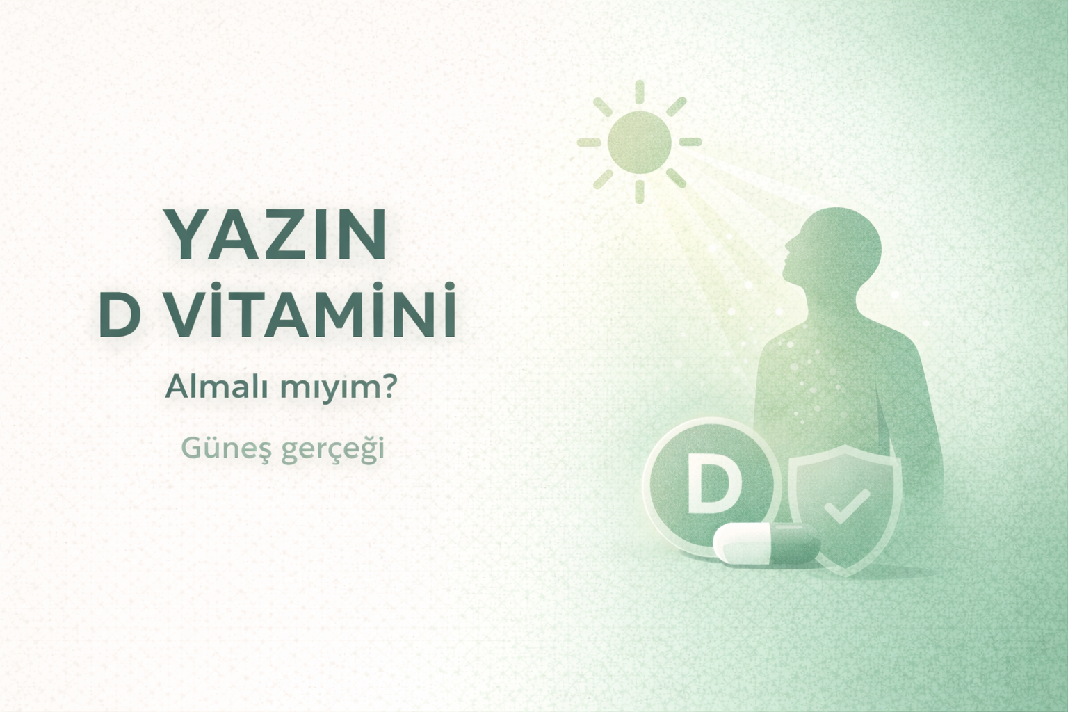 yazın d vitamini alınır mı,güneş d vitamini üretimi,d vitamini eksikliği yazın olur mu,güneşten d vitamini sentezi,d vitamini takviyesi gerekli mi,d vitamini ne işe yarar,vitamin d güneş ilişkisi,d vitamini takviyeleri,bağışıklık için d vitamini,vitamin d sağlık rehberi,yaz aylarında vitamin kullanımı,güneş ışığı vitamin d ilişkisi