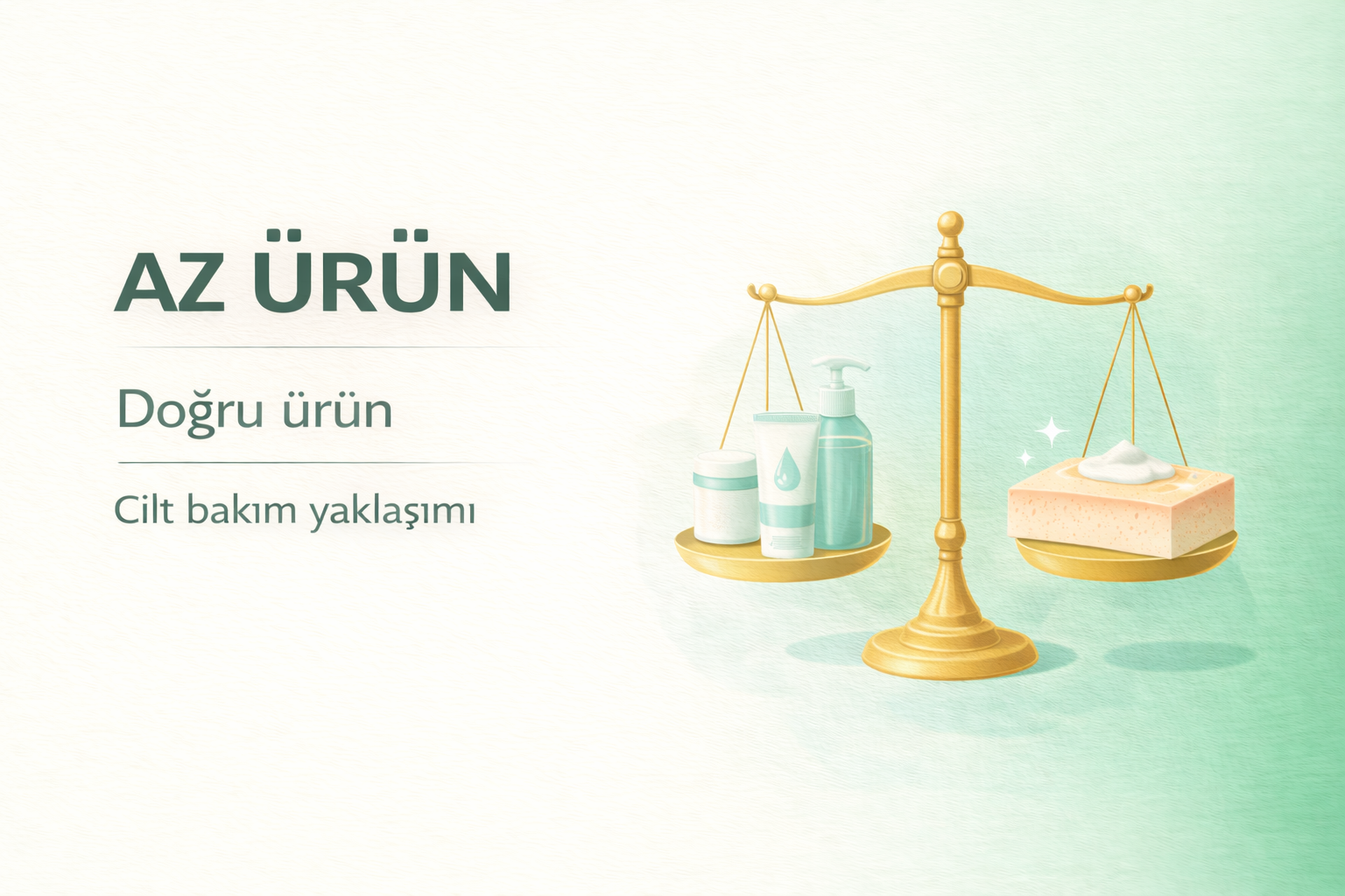 minimal cilt bakım rutini,az ürün doğru ürün yaklaşımı,cilt bakımında minimalizm,sade cilt bakım rutini,dermokozmetik bakım rehberi,cilt bakımında ürün seçimi,hassas cilt bakım rutini,cilt bariyeri nasıl korunur,cilt bakım ipuçları,günlük cilt bakım rutini,dermokozmetik ürün seçimi,sade bakım yaklaşımı