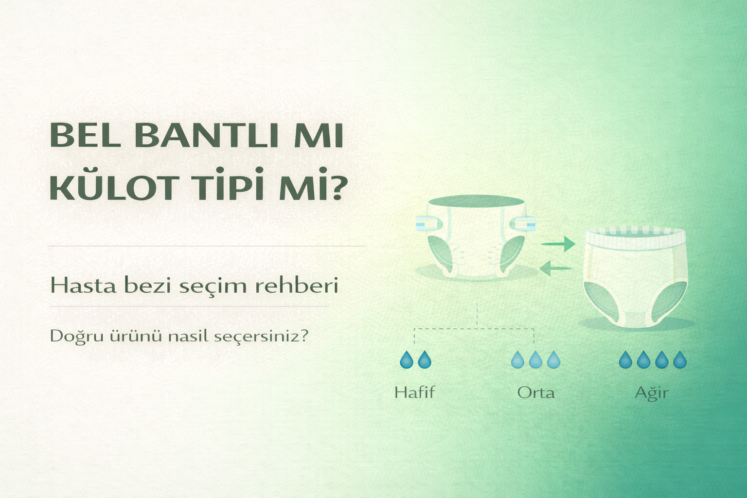 bel bantlı hasta bezi mi külot tipi mi,hasta bezi türleri,yetişkin hasta bezi seçimi,inkontinans ürün rehberi