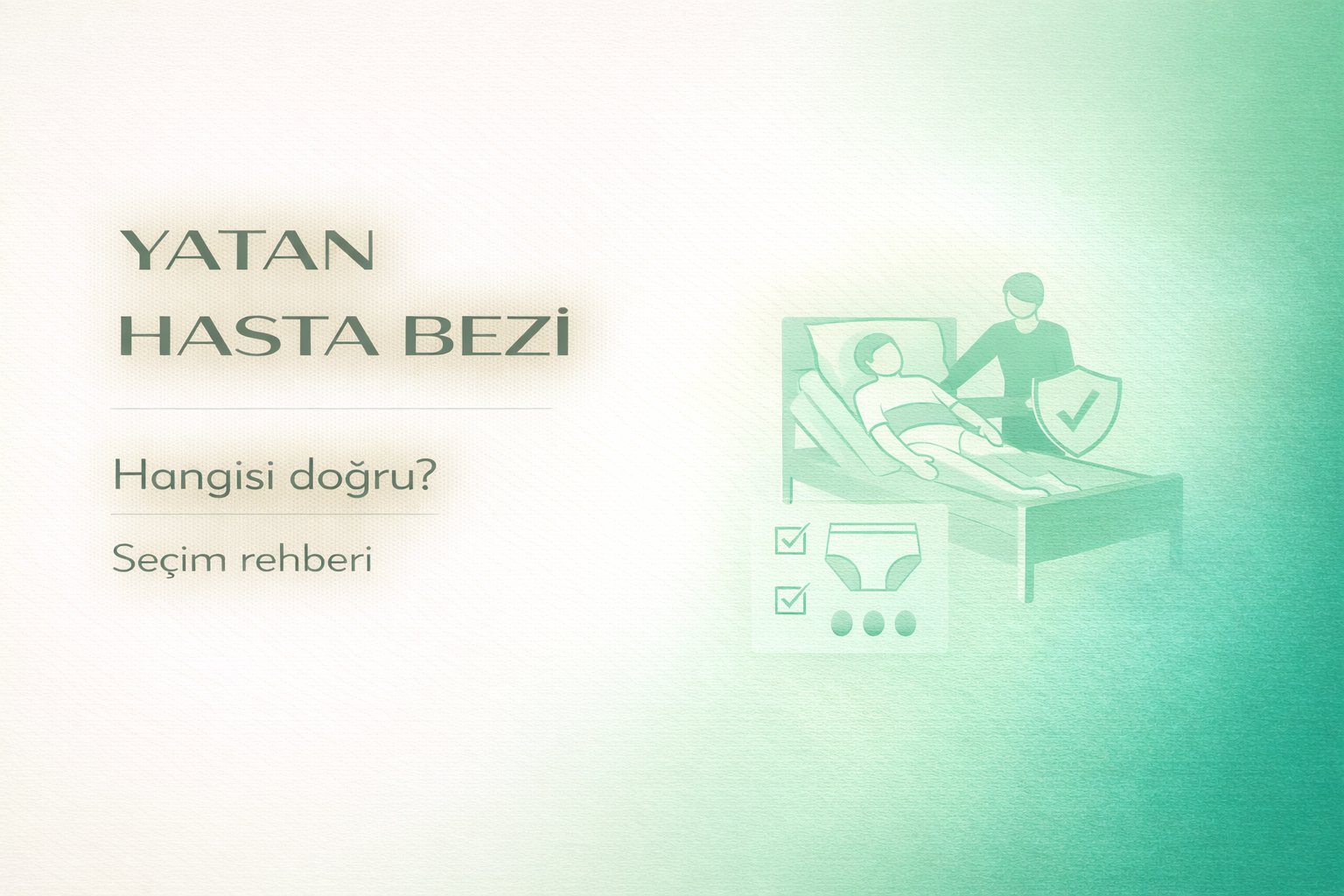 yatan hasta bezi,bel bantlı hasta bezi,inkontinans ürünleri,hasta bakım,bez seçimi