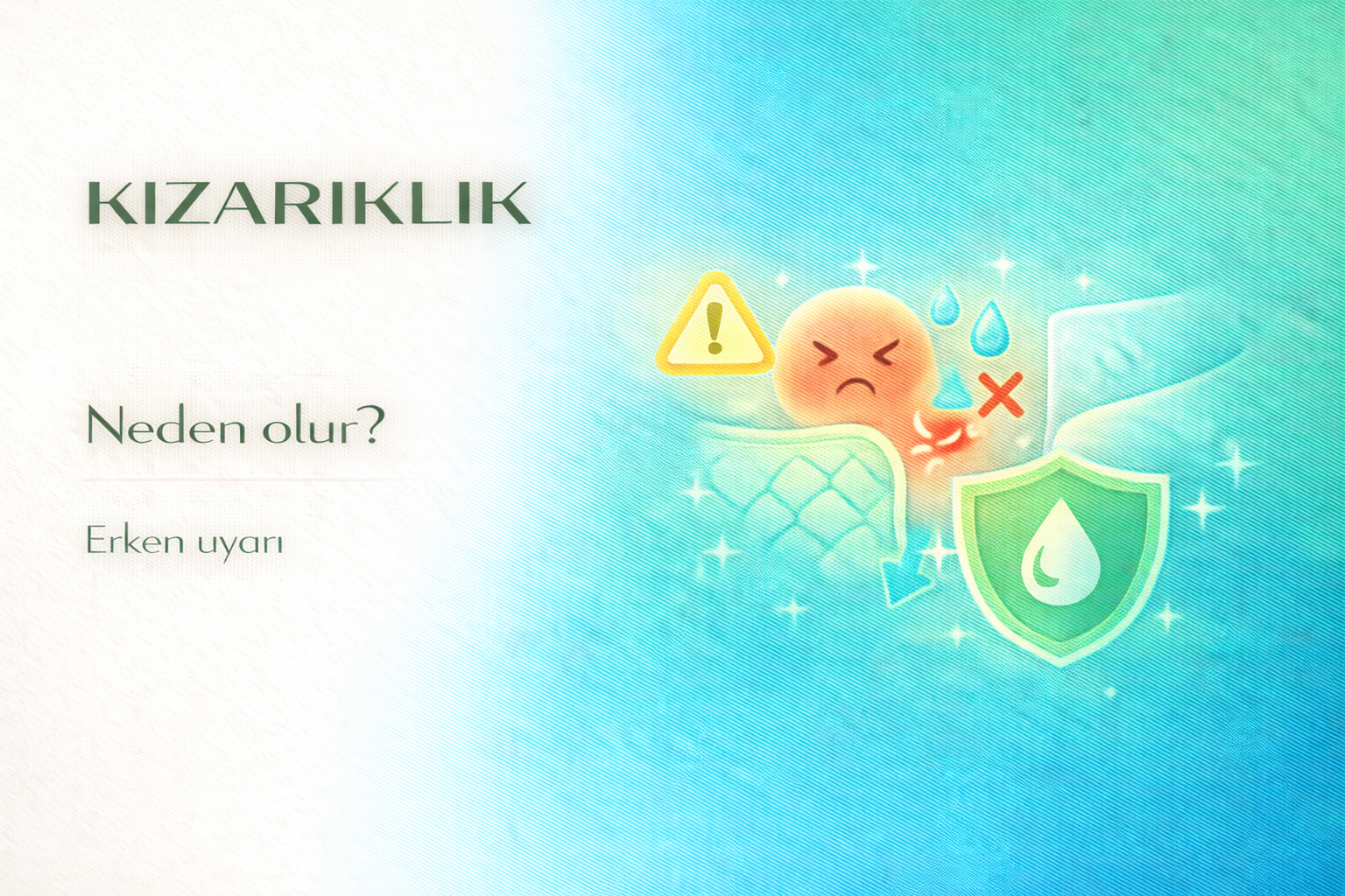 kızarıklık,hasta bezi,cilt tahrişi,inkontinans,bakım rehberi