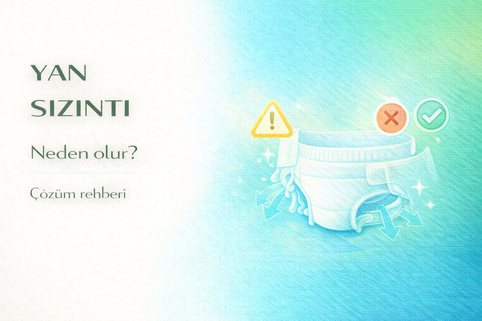 hasta bezi yan sızıntı,inkontinans,sızıntı nedenleri,bez seçimi,bakım rehberi
