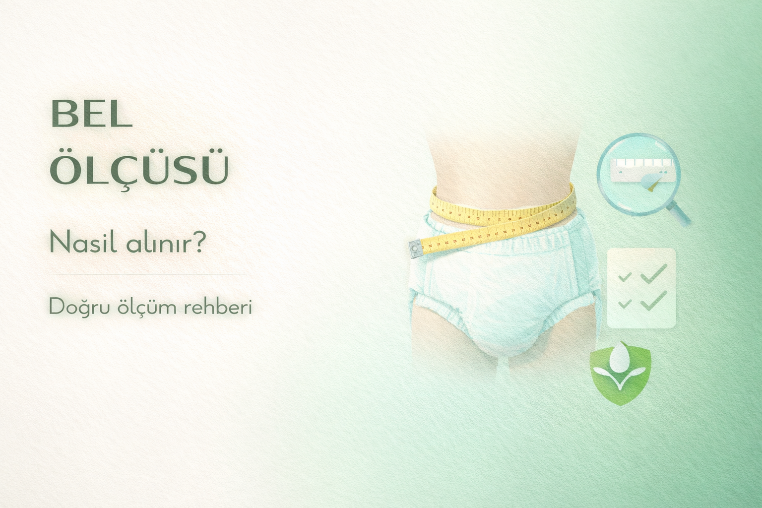 bel ölçüsü,hasta bezi beden,doğru ölçüm,inkontinans,bez seçimi