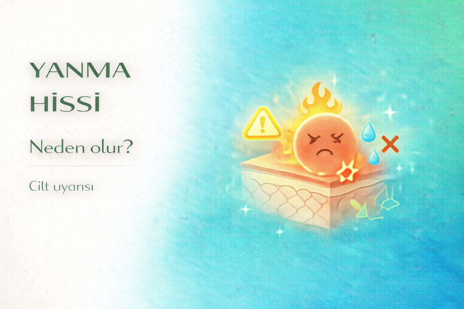 yanma hissi,cilt tahrişi,hasta bezi,inkontinans,bakım rehberi