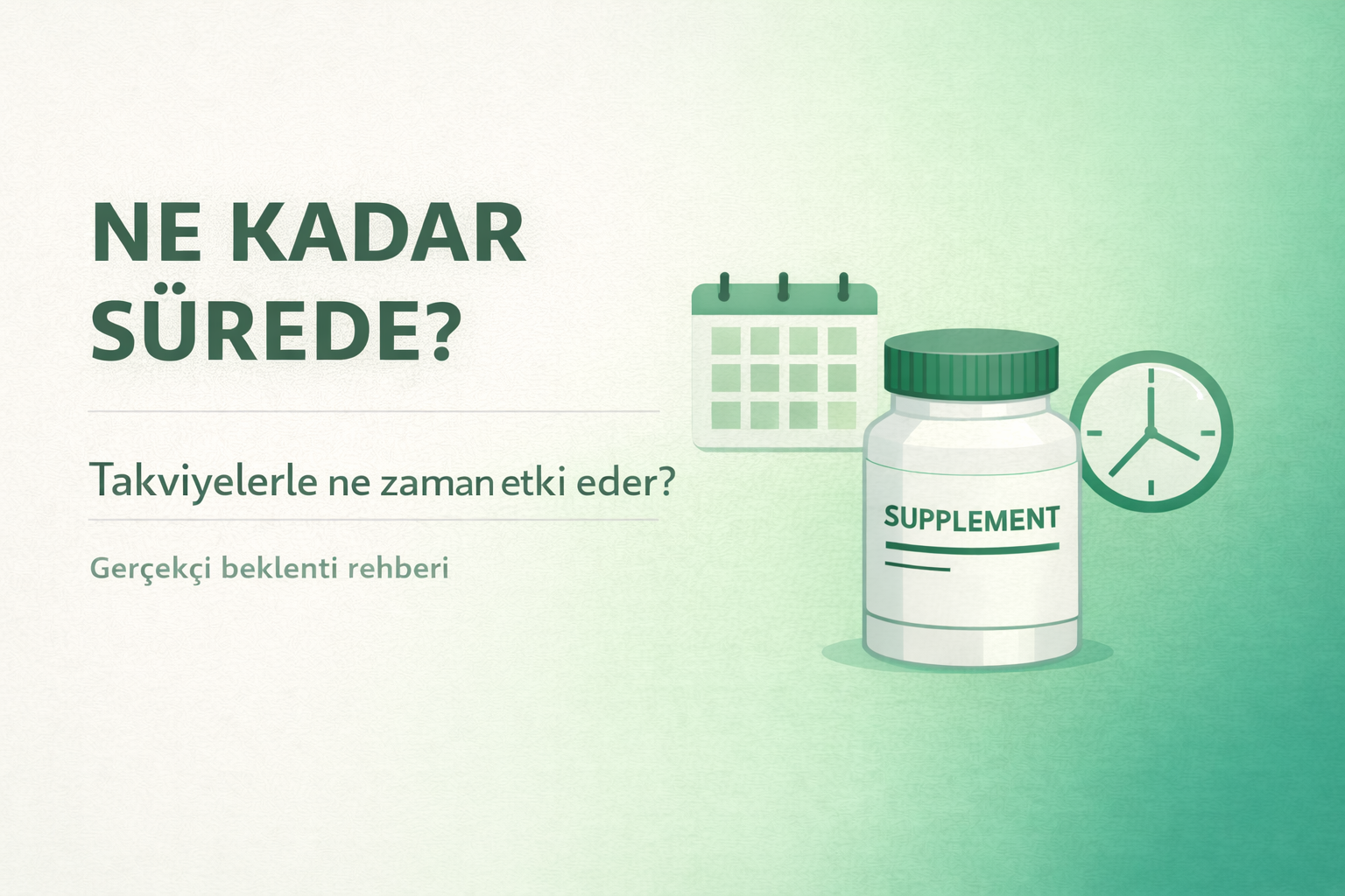 vitamin ne kadar surede etki eder,takviye etki suresi rehberi,kolajen ne zaman etki eder