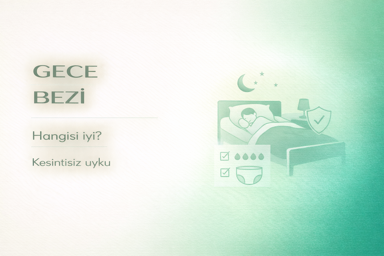 gece hasta bezi,yüksek emicilikli bez,inkontinans gece kullanımı,hasta bakım,bez seçimi