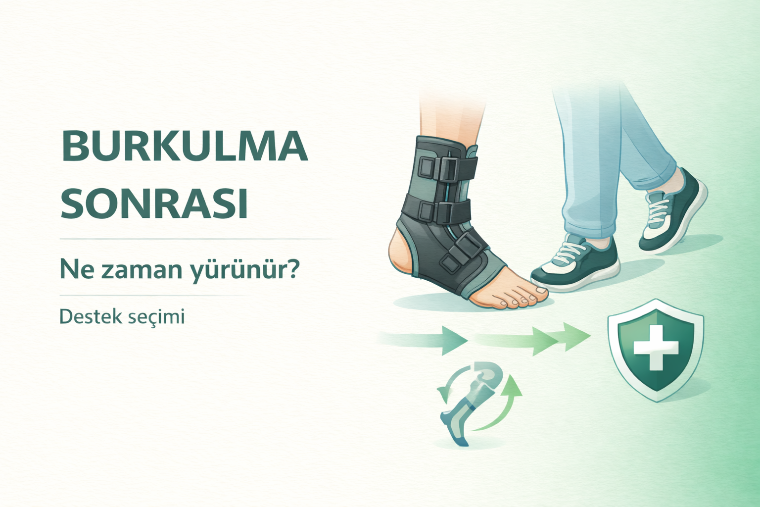 ayak bileği burkulması sonrası yürüyüş,burkulma sonrası ne zaman yürünür,ayak bileği burkulması tedavi rehberi,burkulma sonrası destek ürünleri,ayak bileği destek kullanımı,spor yaralanması burkulma,ayak bileği burkulması bakım rehberi,ortopedik ayak bileği destekleri,burkulma sonrası iyileşme süreci,spor yaralanması destek ürünleri,ayak bileği brace kullanımı,ortopedik destek ürünleri rehberi