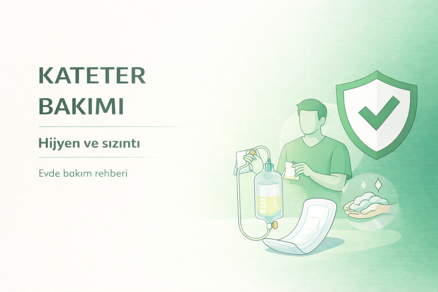 kateter bakımı,kateter hijyeni,kateter kullanan hastada bakım,inkontinans bakım rehberi,hasta bakım ürünleri,evde hasta bakımı