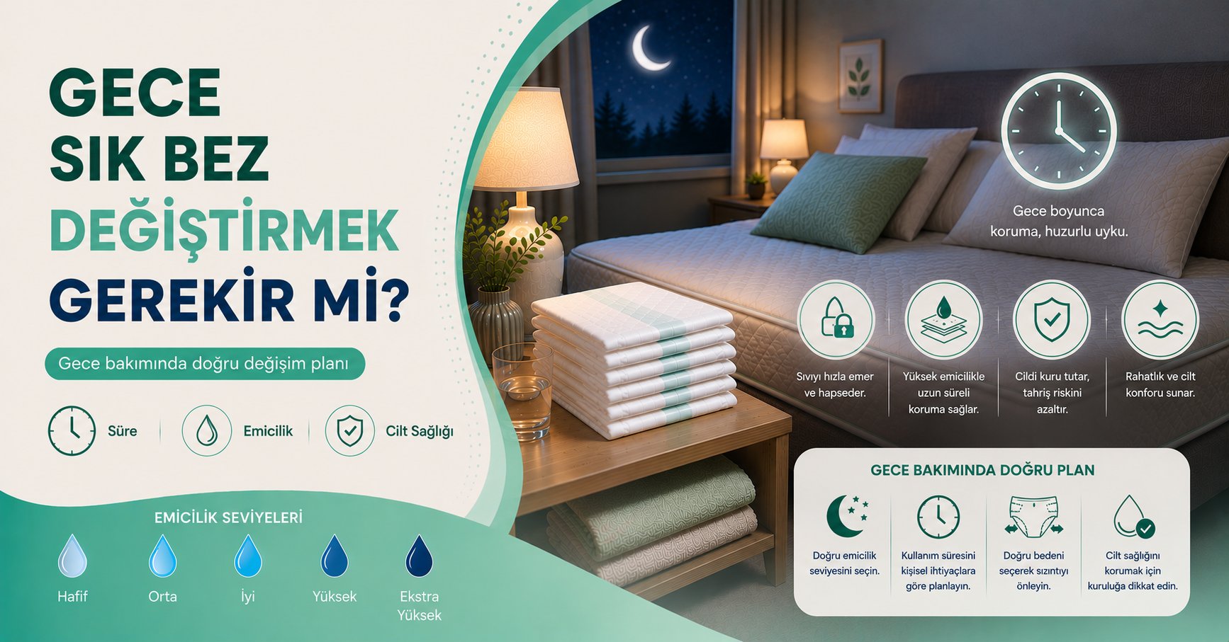 gece sık bez değiştirmek gerekir mi