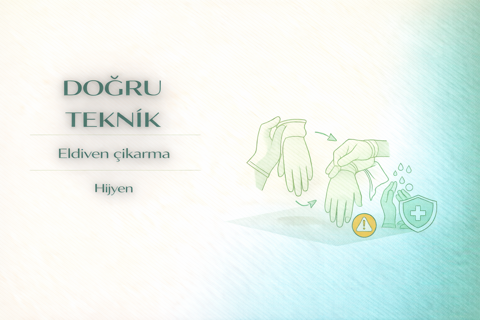 eldiven çıkarma tekniği,hijyen eldiven kullanımı,bakıcı eldiveni rehberi,hasta bakım hijyen ürünleri,eldiven kullanımı