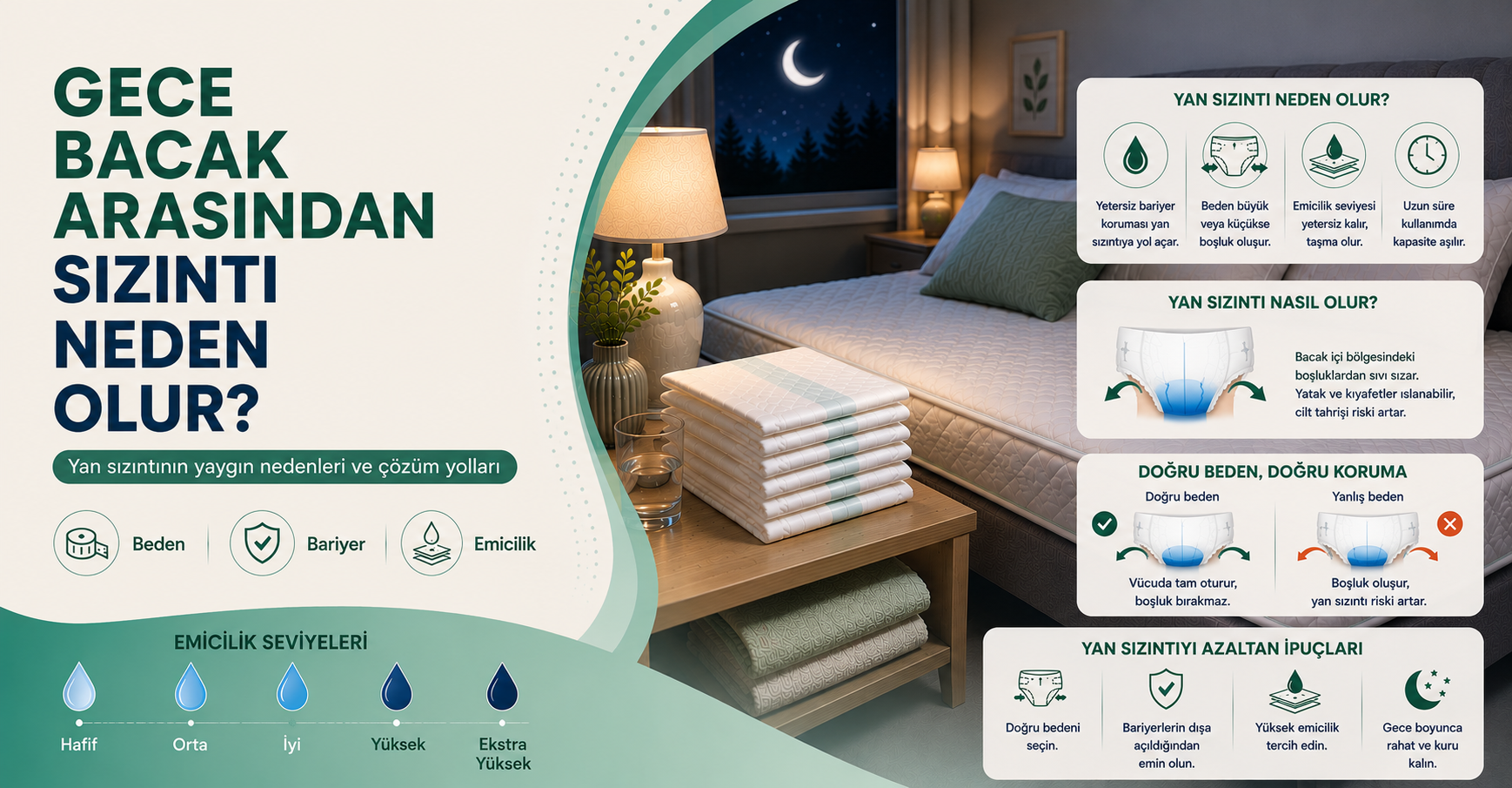 gece bacak arası sızıntı nedenleri