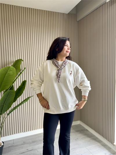 Ceylan İşlemeli Sweat