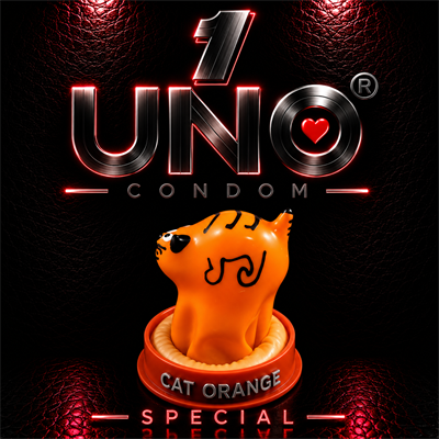 UNO Cat Orange Condom