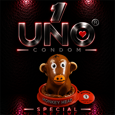 UNO Monkey Head Condom