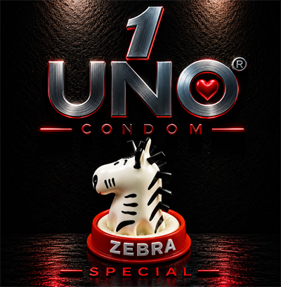 UNO Zebra Condom