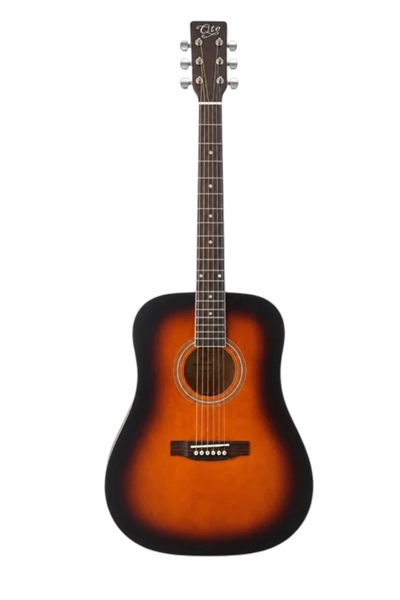 QTE QAG48SB Sunburst Akustik Gitar