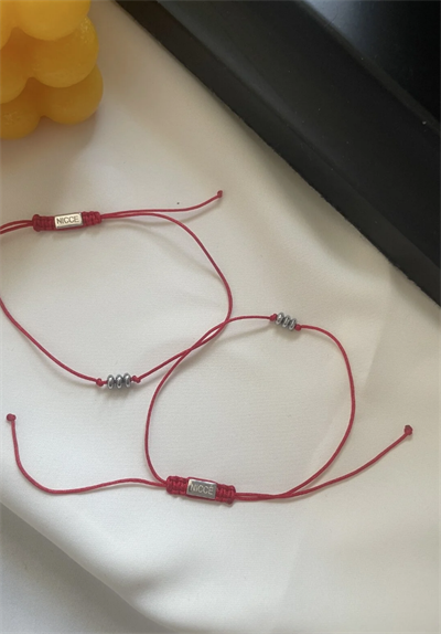 Handmade Kırmızı Line Bileklik