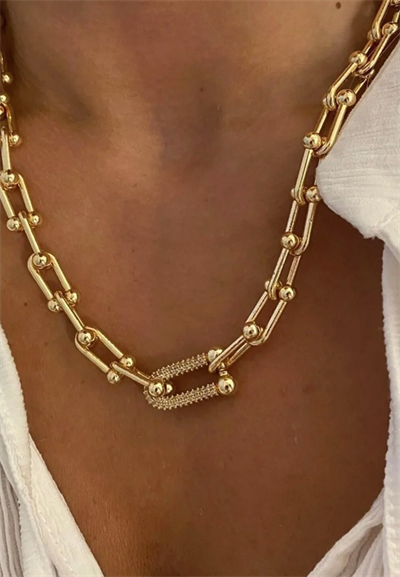 Taşlı Tiffany Kolye