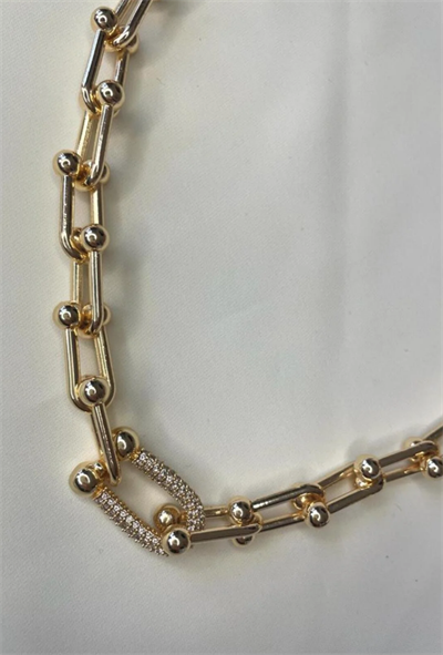Taşlı Tiffany Kolye