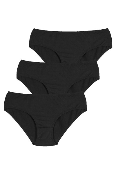 Beyaz Kapamalı Slip Paket 3lü Külot