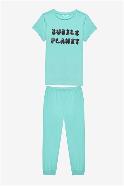Erkek Çocuk Bubble Pamuklu 2li Çok Renkli Pijama Takımı