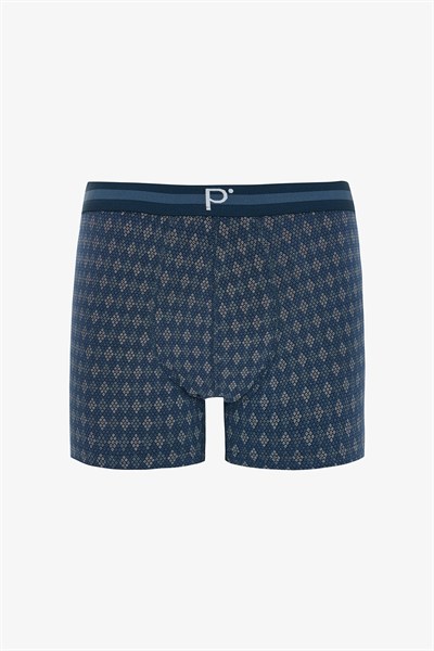 Erkek Ekose Desenli 3lü Boxer
