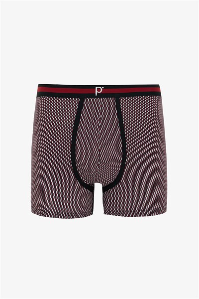 Erkek Organik Çizgili 3lü Boxer
