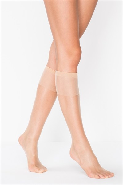 Fit 15 Burunsuz 3lü Açık Ten Pantolon Çorap