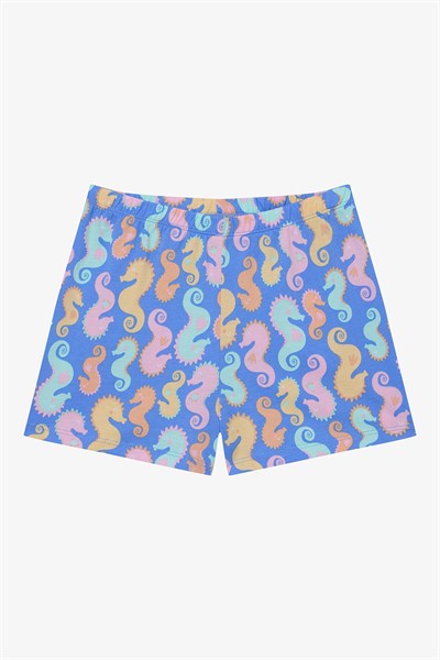 Kız Çocuk Seahorse Pamuklu Pijama Takımı