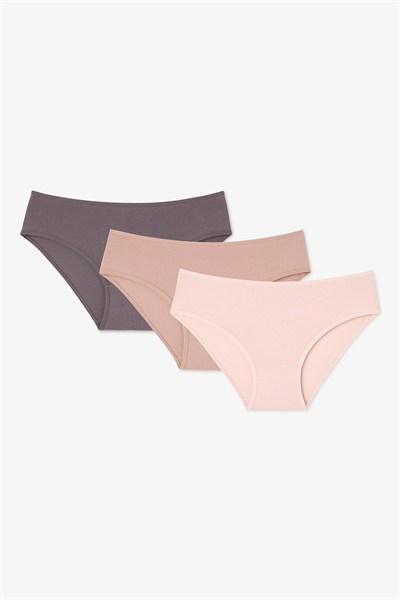 Renkli Earth Tones 3lü Cover Slip Külot