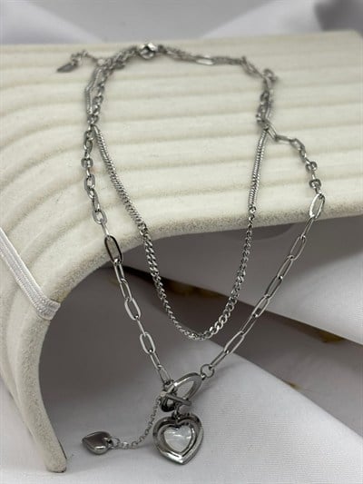 ÇELİK KOLYEKolyeler26-ss-5017Celik Taki AccesoriesÇELİK KOLYE