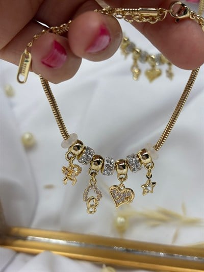 ÇELİK PANDORAPANDORA BİLEKLİK26-YLD-20005Celik Taki AccesoriesÇELİK PANDORA