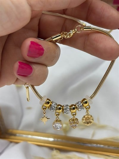 ÇELİK PANDORAPANDORA BİLEKLİK26-YLD-20006Celik Taki AccesoriesÇELİK PANDORA