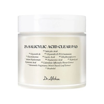 DR.ALTHEA %2 Salicylic Acid Clear Pad 170g (Siyah Nokta ve Gözenek Bakımına Yardımcı Salisilik Asitli Ped)