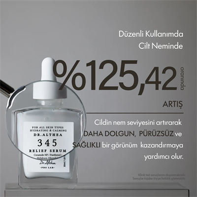 DR.ALTHEA 345 Relief Serum 30 ml (Nemlendirici ve Bariyer Destekleyici PDRN ve Seramidli Serum)