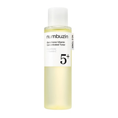 NUMBUZIN No.5+ Glutathione Vitamin Concentrated Toner 150ml (Glutatyon ve Vitamin İçeren Leke Karşıtı, Aydınlatıcı Tonik)
