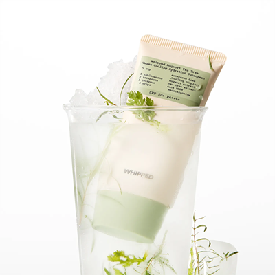 WHIPPED Mugwort Tea Tree Vegan Cooling Hydration Sunscreen 50ml (Sivilce ve Kızarıklık Karşıtı, Serinletici Nemlendirici Güneş Kremi)