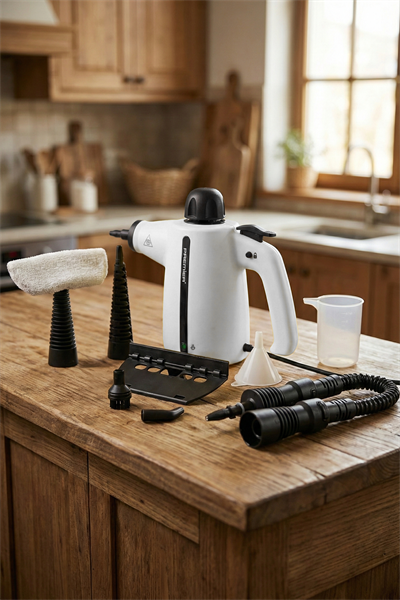 PSC 138 Portatif 4 Bar Basınçlı 1050W Buharlı Temizleyici | Beyaz