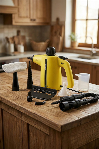 PSC 138 Portatif 4 Bar Basınçlı 1050W Buharlı Temizleyici |  Sarı
