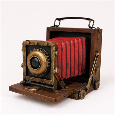 DEKORATİF METAL FOTOGRAF MAKİNE C0262