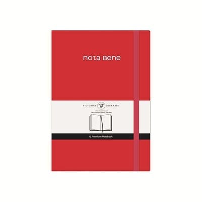 VJ JOURNALS NOTA BENE 8*21 192YP.ÇİZGİLİ KIRMIZI