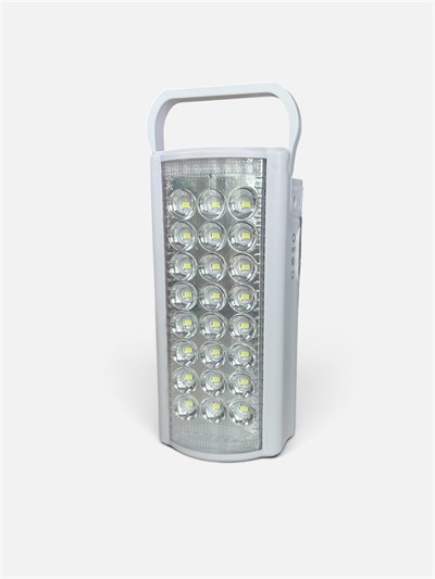 Barum Işıldak 24 LED Şarj Edilebilir Acil Durum Işıldağı USB Çıkışlı 6V