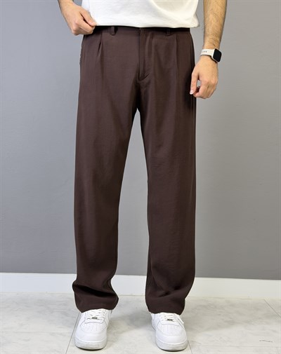 KAHVERENGİ MODAL BAGGY PANTALON 5009